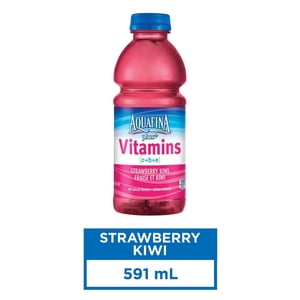 Aquafina Plus+ Vitamins Strawberry Kiwi 591mL, Bottle