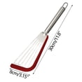 thumbnail image 5 of TopLLC Spatule Antiadhésive Spatule à Poisson en Acier Inoxydable avec Silicone Spatule Ajourée de Cuisine Spatule, 5 of 5
