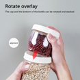 thumbnail image 4 of Airtight Food Storage Containers - Plastic BPA Free Kitchen Pantry Storage Containers for Sugar  Flour and Baking Supplies - Dishwasher Safe, 4 of 7