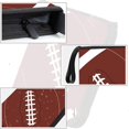 thumbnail image 4 of Ngheia Football Card Holder Storage Box, Rugby Card Storage Book Simple Design Zipper Game Card Bag, a Card Book, 4 of 5