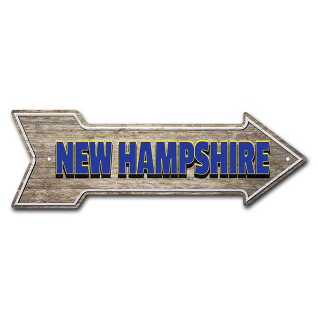 SignMission P-ARROW8-999715 Nouveau Signe de Flèche de Hampshire de 24 Po