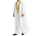 thumbnail image 4 of Long Sleeve Shirts for Men,Mens Muslim Robe Arab Middle Robe Long Style Long Sleeve Embroidered Long Shirt Casual Robe Overhang,Mens Long Sleeve Shirt,Mens Shirts Long Sleeve, 4 of 9