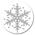 thumbnail image 1 of Great Papers! Sceaux Flocon de Neige 1 Pouces, Argent (903396), 1 of 4