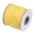 thumbnail image 1 of Unique Bargains Beading Thread Bracelet Weave Bead Craft Cord 0.8mm 159M/Roll (173-Yards) Decorative String, Yellow, 1 of 7