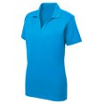 thumbnail image 1 of Gravity Threads Polo en Maille de Course pour Femmes - Bleu Étang - Moyen, 1 of 1
