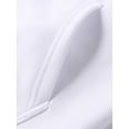 thumbnail image 3 of Innerwin Hoodies And Sweatpant Set Solid Color Mens Tracksuit Winter Hooded Warm 2 Piece Hoodie White L, 3 of 8