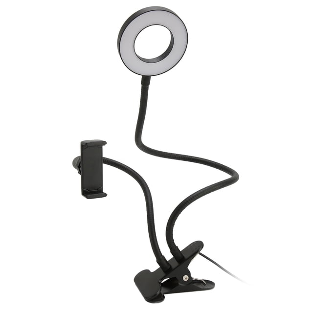 LED Camera Ring Light, 12W 5000K Selfie Ring Light For Make Up White,Black