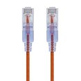thumbnail image 2 of Monoprice SlimRun - Patch cable - RJ-45 (M) to RJ-45 (M) - 7 ft - UTP - CAT 6a - booted, snagless, stranded - orange (pack of 10), 2 of 3