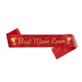 thumbnail image 1 of Happy Mother's Day World's Best Mom Sash [Bag] [Red+C], 1 of 1