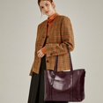 thumbnail image 3 of Estbridg Handbags For Women Large Designer Ladies Bag Bucket Purse Leather, 3 of 4