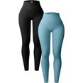 thumbnail image 1 of ORUYROP Women's 2 Piece Butt Lifting Yoga Leggings Workout High Waist Tummy Control Ruched Booty Pants, 1 of 1
