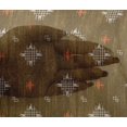 thumbnail image 4 of oneOone Viscose Chiffon Fabric Check Kasuri Print Fabric By Yard 42 Inch Wide, 4 of 4