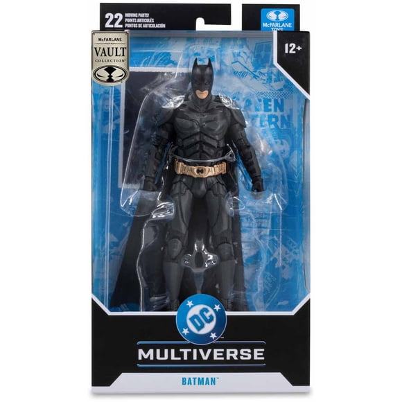 DC Multiverse The Dark Knight Figurine Articulée de 7 Pouces Collection Coffre-Fort - Batman