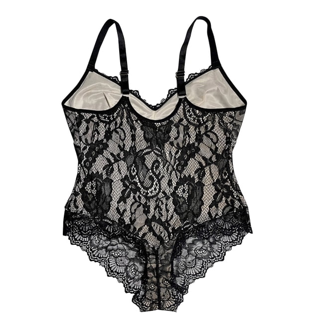 Customer Favorite,Women's Lace Shapewear Underwear, Inner Straps + Outer Body Shaping, Seamless Bodysuit, Full Body Control, For Workout/Underwear, Compression Shaping, Seamless Bralette