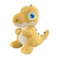 thumbnail image 1 of Yellow Large Eyed Dinosaur Stuffed Animal Ultra Soft Plush Toy For Kids, 1 of 6
