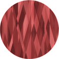thumbnail image 1 of Ahgly Company Machine Washable Indoor Round Transitional Tomato Red Area Rugs, 5' Round, 1 of 7