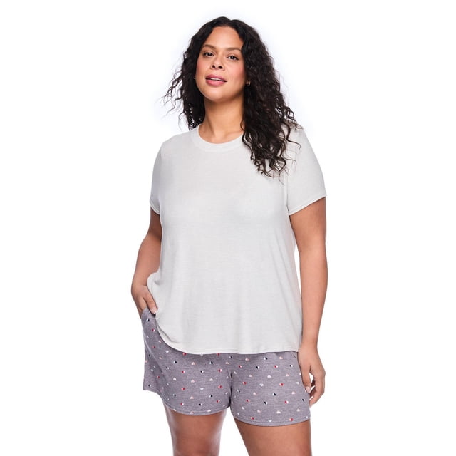 George Women's Plus Two Piece Pajama Set