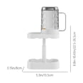 thumbnail image 3 of EGNMCR Closet Organizers and Storage, Organization and Storage, Storage Bins Bathroom Toothbrush Rack Couples Toothbrush Cup Rack Set Toothbrush Stand Space-Saving Toothbrush Rack Plastics cup rack, 3 of 6