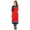 thumbnail image 4 of Phagun Kurti Ethnique Indien Designer Bollywood Kurta Femme Tunique Décontractée Robe, 4 of 5