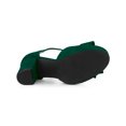 thumbnail image 3 of BLISSFUL STEP Women Round Toe Block Heel T Strap Pumps Green 7, 3 of 8