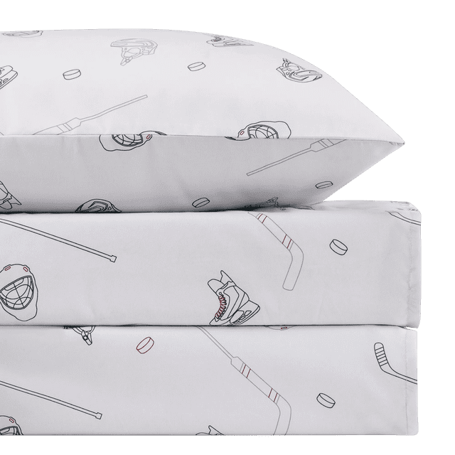 Bouclair Multicolour Kalo Hockey Print Sheet Set Double