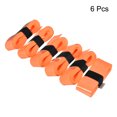 thumbnail image 2 of Unique Bargains 43.3' Non-Slip PU Tennis Racket Overgrip Tape Wraps with Hole Orange 6 Pack, 2 of 7