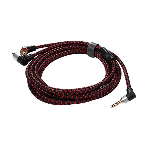 MERIGLARE 3.5mm to 2 RCA Male Audio Cable Adapter Cable Cord for HDTV Speaker 3 Meter