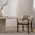 thumbnail image 2 of Blake Fauteuil en Faux Mohair Bois Naturel, 2 of 8