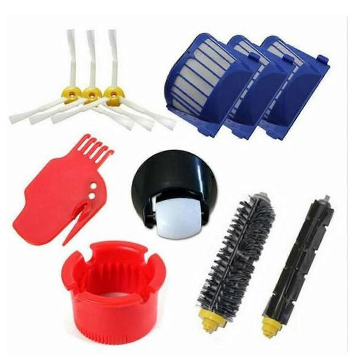IRobot Roomba robot vacuum cleaner kit front wheel+filter+side brush, suitable for 600 536 551 552 528 564 595 610 620 630 650 655 660