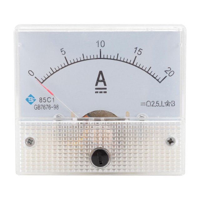 Analog Panel AMP Microamp Current Ammeter Meter DC DC 0-20A