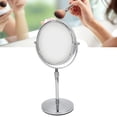 thumbnail image 3 of Miroir de Maquillage de Table Maison 7 Pouces Hauteur Réglable Double Face Grossissement 3X Miroir de Vanité, 3 of 14