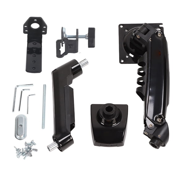 DEWIN Computer Monitor Bracket Multipurpose Height Adjustable Heavy Duty Computer Monitor Single Arm Stand