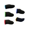 thumbnail image 1 of Milaget Game Finger Breathable Touchscreen Fingertips Carbon Fiber Fingertips Sleeve Set 5pcs, 1 of 8