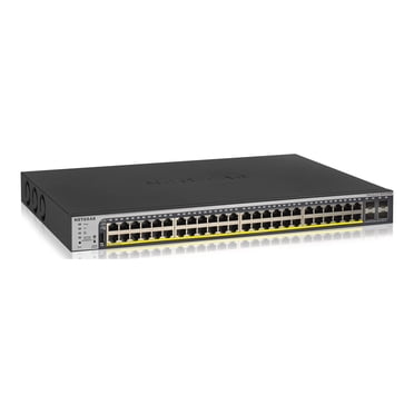 NETGEAR Smart GS752TPP - V3 - switch - L3 Lite - smart - 48 x 10/100/1000 (PoE+) + 4 x Gigabit SFP - rack-mountable - PoE+ (760 W)