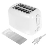 HLONK Toaster 2 Slice Bread Toaster with Double Wide Slots 6 Settings Slice Toaster with Removable Tray Practical Small Toaster Reusable Mini Toaster for Kitchens Home