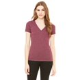 thumbnail image 1 of Bella + Canvas Ladies' Triblend Short-Sleeve Deep V-Neck T-Shirt, 1 of 6