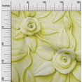 thumbnail image 2 of oneOone Velvet Lime Fabric Florals Sewing Material Print Fabric By The Yard 58 Inch Wide, 2 of 4