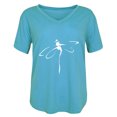 thumbnail image 4 of Birdeem Womens Printed Short Sleeve T-Shirt Tops, 4 of 4