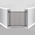 thumbnail image 2 of KidCo Barrière pour Bébé en Bambou à Dégagement Rapide pour Escalier Safeway, Gris, 2 of 8
