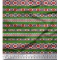 thumbnail image 1 of Soimoi Polyester Crepe Fabric Aztec Southwestern Print Fabric by The Yard 52 Inch Wide, 1 of 3