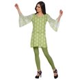 thumbnail image 3 of Moomaya Kurta Mini à Manches Kimono Tunique d'Été Kurtis Courts Imprimés pour Femmes, 3 of 5