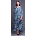 thumbnail image 2 of Bimba Kaftan Floral pour Femmes, Tenue d'Intérieur de Vacances, Robe Maxi, Couvre-Maillot de Plage - 4X-5X, 2 of 5