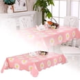 thumbnail image 1 of PEVA Film Composite Tablecloth for Round and Rectangular TV Cabinet Mats Ideal for Square and Coffee Tables, 1 of 4