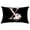 W, variant on Dengmore Pillow Covers English Alphabet ANW Floral Pillowcases Black Throw Pillow Case