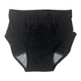 thumbnail image 3 of Culotte pour Hommes Lavable Confortable Imperméable Réutilisable Anti-Fuite Respirante TG sous-Vêtement Vieux Noir, 3 of 8