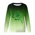 thumbnail image 4 of QIPOPIQ Chandails à Manches Longues pour Femmes T-Shirts de la Saint-Patrick Chandail Shamrock T-Shirt Vert Hauts T-Shirts de la Saint-Patrick Tuniques à Col Rond pour Dames T-Shirts de Fête T-Shirts Graphiques Aubaines, 4 of 4