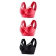 thumbnail image 1 of Timegard Womens Plus Size Bras No Underwire Full Coverage Mesh Breathable Comfort Everyday Bralette, 1 of 2