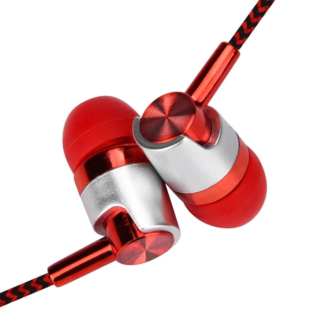 EGNMCR Universal 3.5mm In-Ear Stereo Earbuds Earphone With Mic For Cell Phone Stereo Earbuds