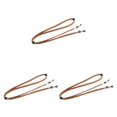 thumbnail image 3 of maskred Stretchy Universal Eyeglass Strap Non- for Slip Eyewear Retainer for Sports Light Brown 26.77 Inch 3Set, 3 of 6