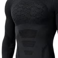 thumbnail image 5 of Mceream Chandail Thermique à Col Rond pour Homme Doublé en Molleton Ski Cyclisme Chasse Couche de Base de Compression, Chaud, Séchage Rapide Noir TG, 5 of 5